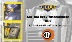 MATRIX keevitusseadmete uus külmkeevitusfunktisoon