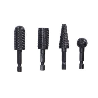 Raspelfreeside kmpl 4 osa HEX 1/4" puidule